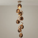 Lustre Pendente Texturizado Folhas da Natureza