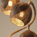 Lustre Pendente Texturizado Folhas da Natureza
